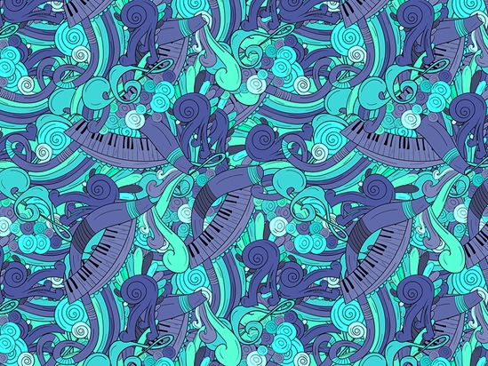 Ocean Chords Music Vinyl Wrap Pattern