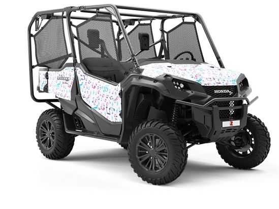 Pastel Notes Music Utility Vehicle Vinyl Wrap