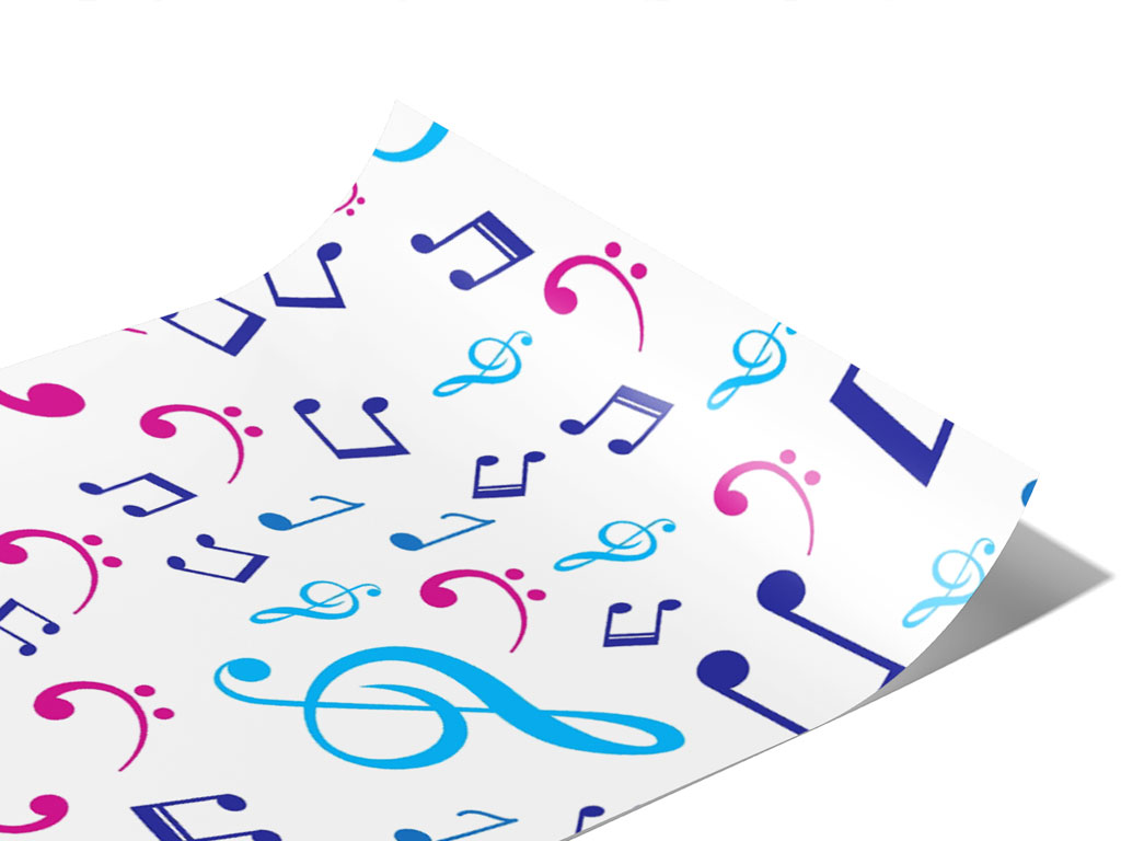 Pastel Notes Music Vinyl Wraps