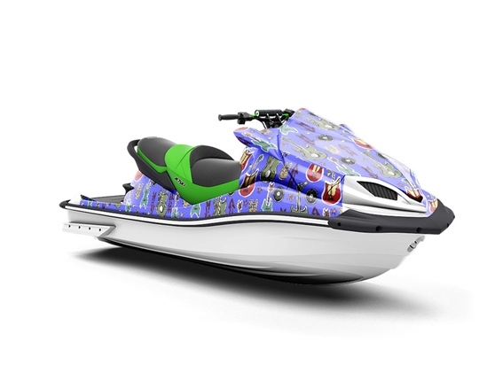 Rock On Music Jet Ski Vinyl Customized Wrap