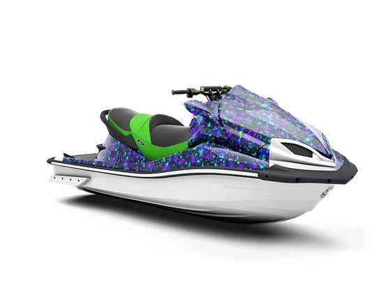 Dark Skies Paint Splatter Jet Ski Vinyl Customized Wrap