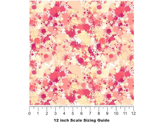 Fair Lady Paint Splatter Vinyl Film Pattern Size 12 inch Scale