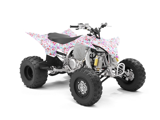 Happy Valentine Paint Splatter ATV Wrapping Vinyl