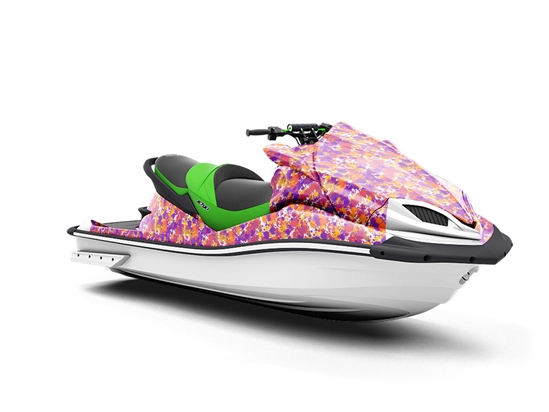 New Thing Paint Splatter Jet Ski Vinyl Customized Wrap