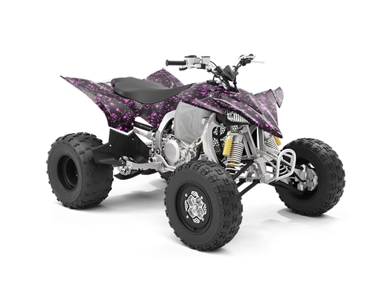 Pink Pollock Paint Splatter ATV Wrapping Vinyl