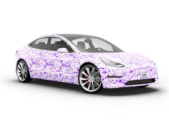 Purple Overload Paint Splatter Vehicle Vinyl Wrap