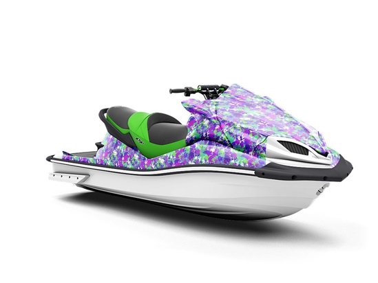 Rebel Yell Paint Splatter Jet Ski Vinyl Customized Wrap