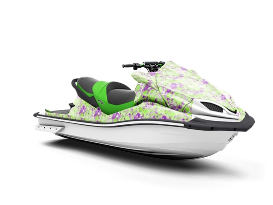 Science and Visions Paint Splatter Jet Ski Vinyl Customized Wrap