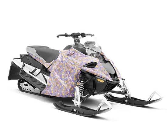 Slumber Party Paint Splatter Custom Wrapped Snowmobile