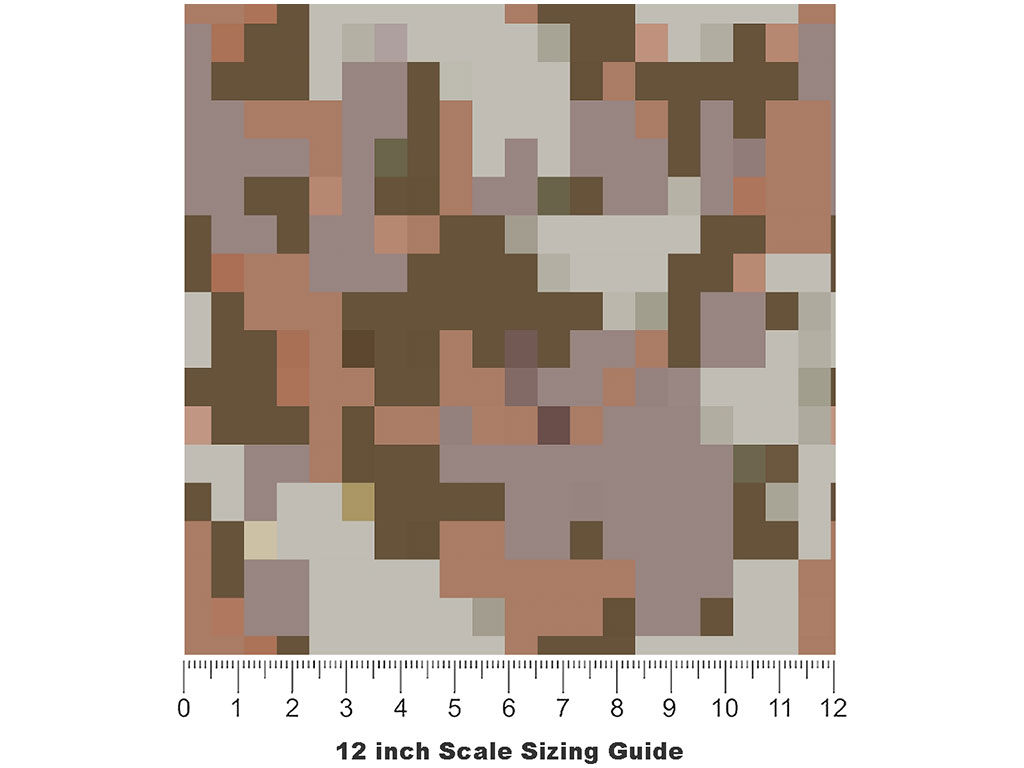 Autumn Approaches Pixel Vinyl Film Pattern Size 12 inch Scale