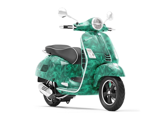 Supernatural Jungle Pixel Vespa Scooter Wrap Film