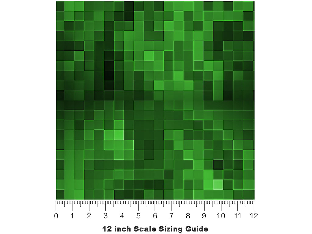 Too Slimy Pixel Vinyl Film Pattern Size 12 inch Scale