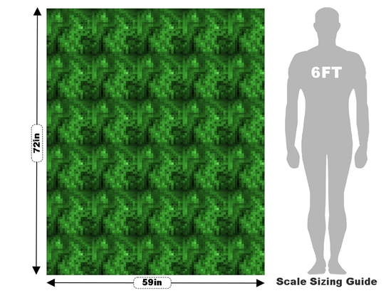 Too Slimy Pixel Vehicle Wrap Scale