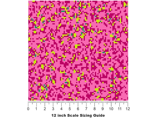 Ol Razzle Dazzle Pixel Vinyl Film Pattern Size 12 inch Scale