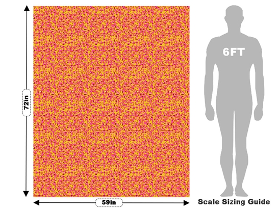 Strawberry Lemonade Pixel Vehicle Wrap Scale