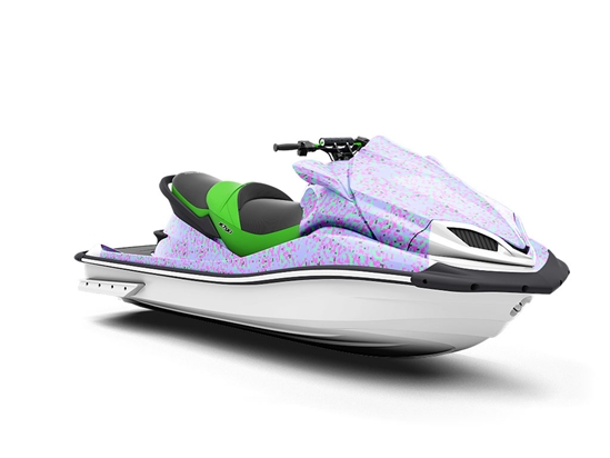 Cyber Grapes Pixel Jet Ski Vinyl Customized Wrap