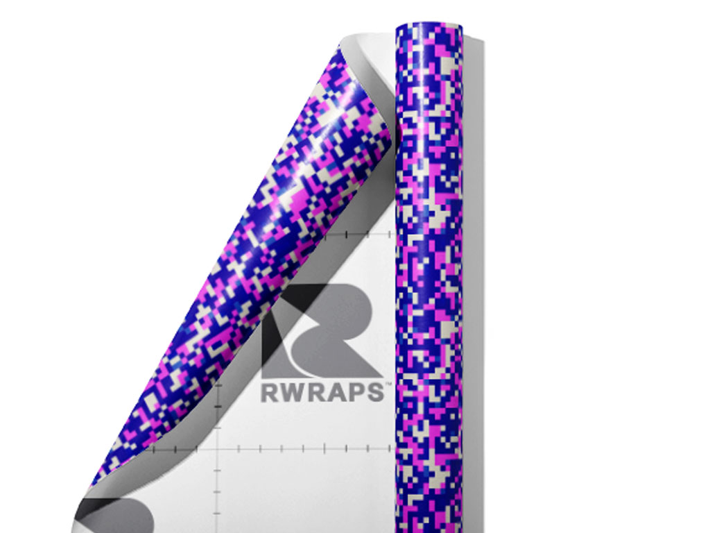 Turning Violet Pixel Wrap Film Sheets