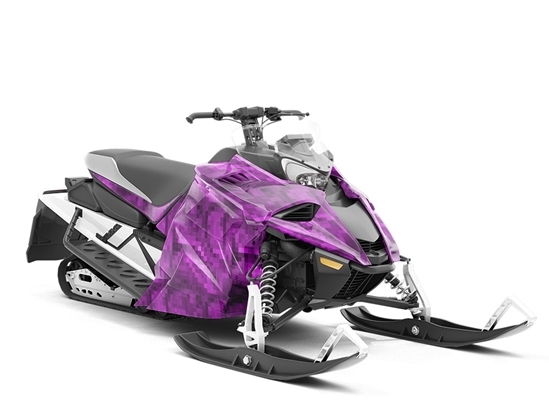 Veronica Prostrata Pixel Custom Wrapped Snowmobile