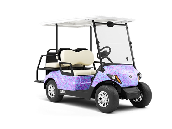 You Mauve Me Pixel Wrapped Golf Cart