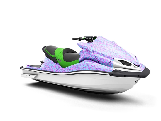 You Mauve Me Pixel Jet Ski Vinyl Customized Wrap