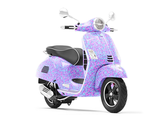 You Mauve Me Pixel Vespa Scooter Wrap Film