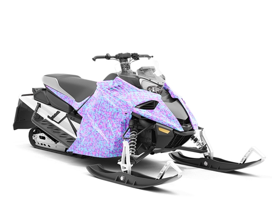 You Mauve Me Pixel Custom Wrapped Snowmobile