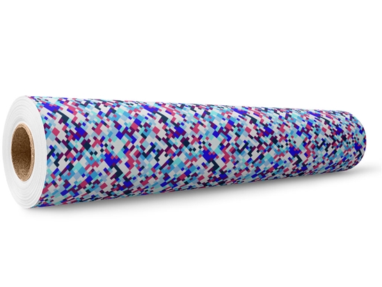 Gender Reveal Pixel Wrap Film Wholesale Roll