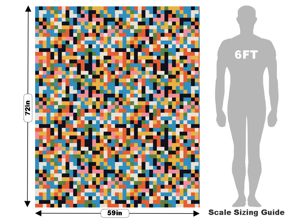 Hear Me Now Pixel Vehicle Wrap Scale