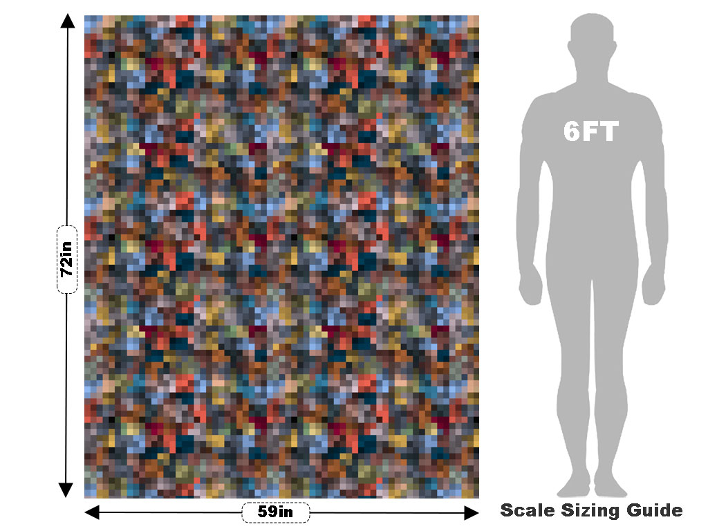 Low-Res  Pixel Vehicle Wrap Scale