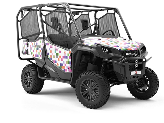 Mix and Match Pixel Utility Vehicle Vinyl Wrap