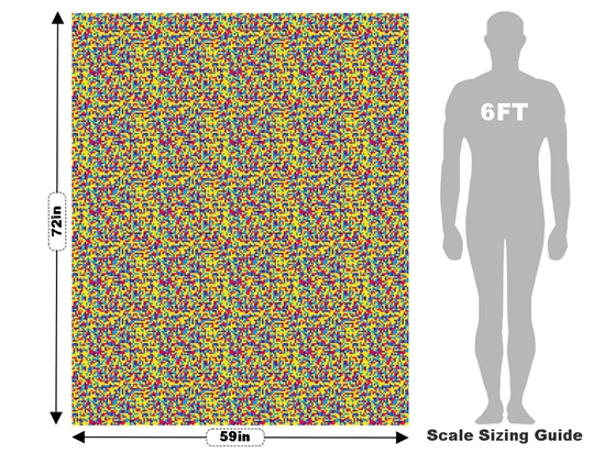 Totally Unmellow Pixel Vehicle Wrap Scale