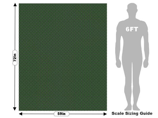 Green Machine Polka Dot Vehicle Wrap Scale