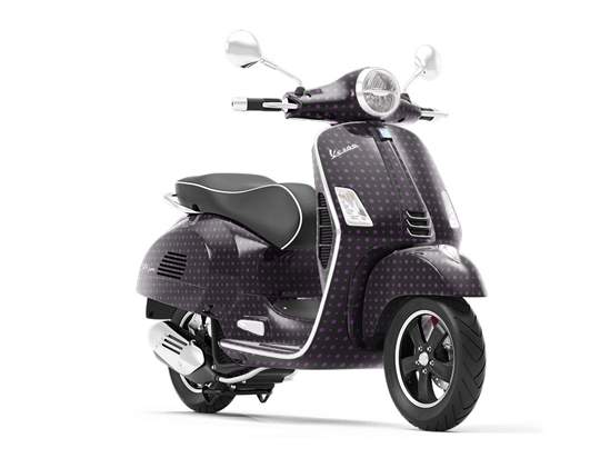 Prime Purple Polka Dot Vespa Scooter Wrap Film