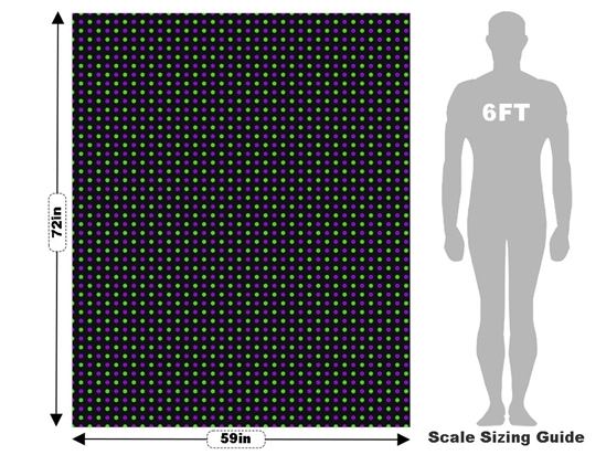 Sneaking Suspicion Polka Dot Vehicle Wrap Scale