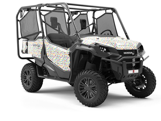 Confetti Explosion Polka Dot Utility Vehicle Vinyl Wrap