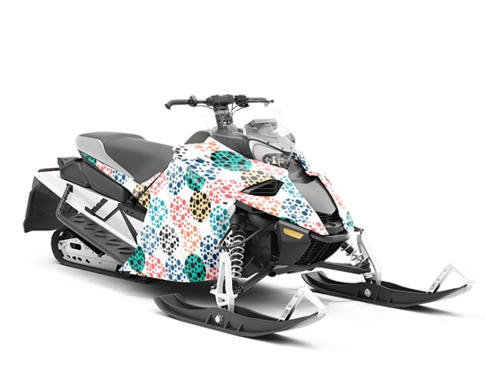 Dot Inception Polka Dot Custom Wrapped Snowmobile