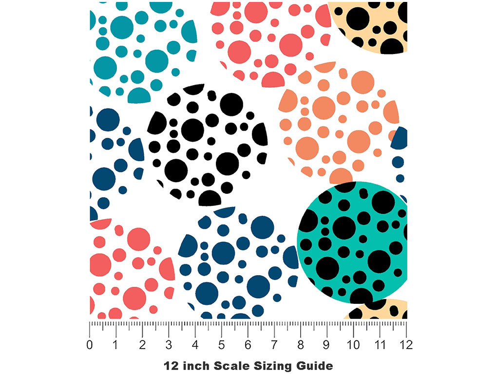 Dot Inception Polka Dot Vinyl Film Pattern Size 12 inch Scale