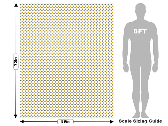 Fade to Gray Polka Dot Vehicle Wrap Scale