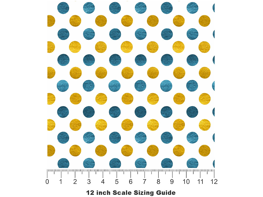 Hello Goodbye Polka Dot Vinyl Film Pattern Size 12 inch Scale