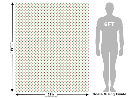 Holly Jolly Polka Dot Vehicle Wrap Scale