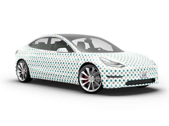 Ocean Bubbles Polka Dot Vehicle Vinyl Wrap