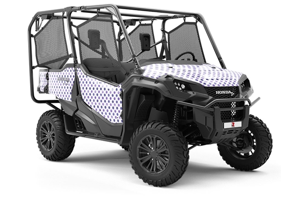 Prime Purple Polka Dot Utility Vehicle Vinyl Wrap