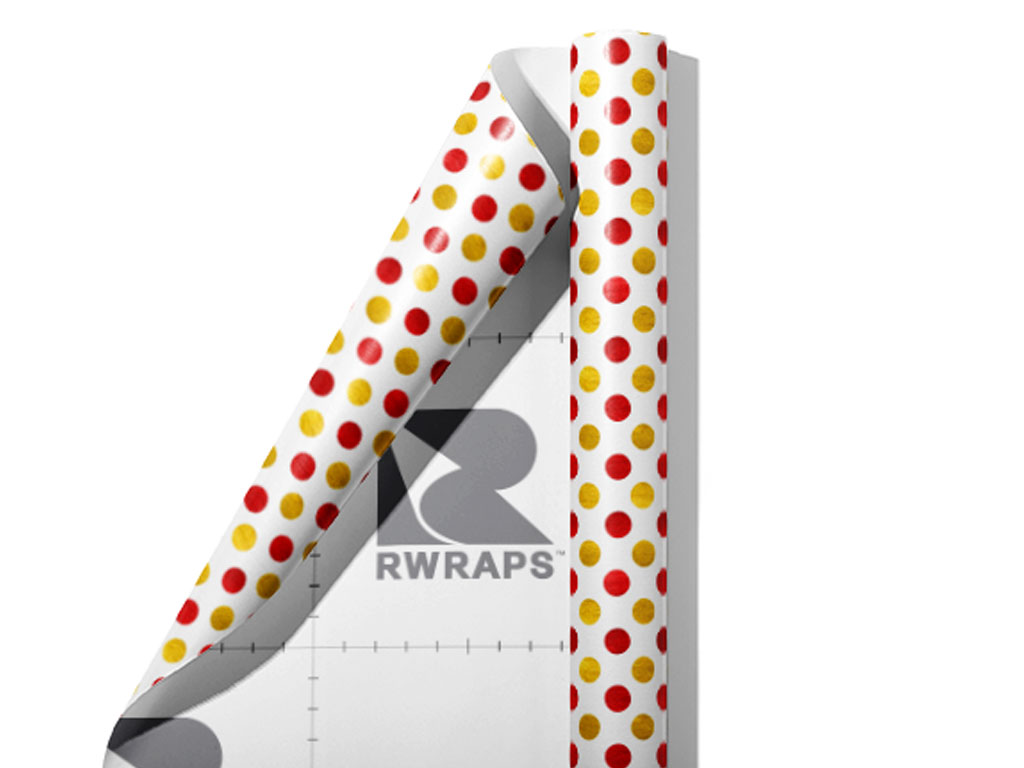 Traffic Lights Polka Dot Wrap Film Sheets