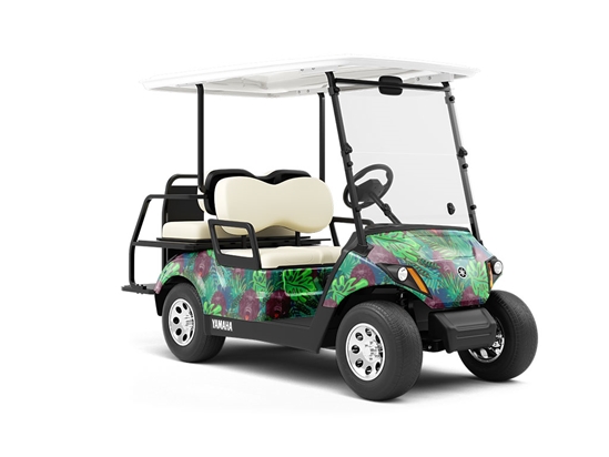 Angry Silverbacks Primate Wrapped Golf Cart