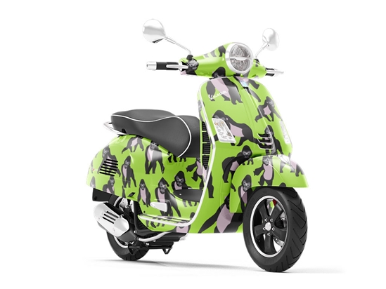 Striking Poses Primate Vespa Scooter Wrap Film