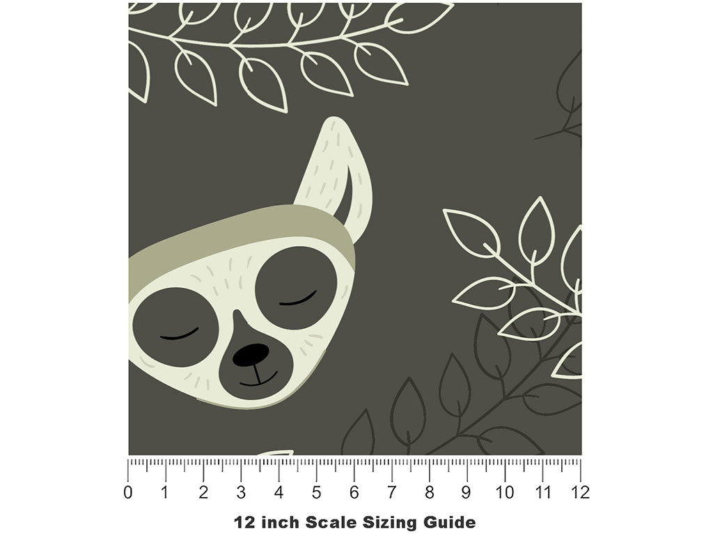 Lemur Vision Primate Vinyl Film Pattern Size 12 inch Scale