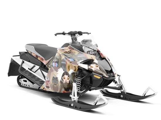 Primate Promenade Primate Custom Wrapped Snowmobile