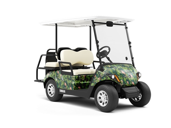 Shy Tarsiers Primate Wrapped Golf Cart