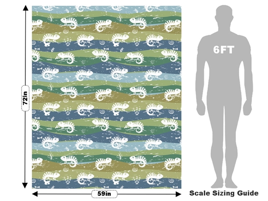 Easygoing Chameleons Reptile Vehicle Wrap Scale