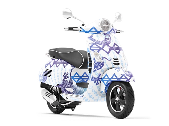 Frozen Geckos Reptile Vespa Scooter Wrap Film